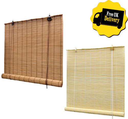 Natur bambus rollos - natur,